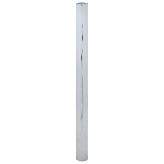 Vidaxl zonnefolie statisch reflecterend 90x500 cm pvc zilverkleurig
