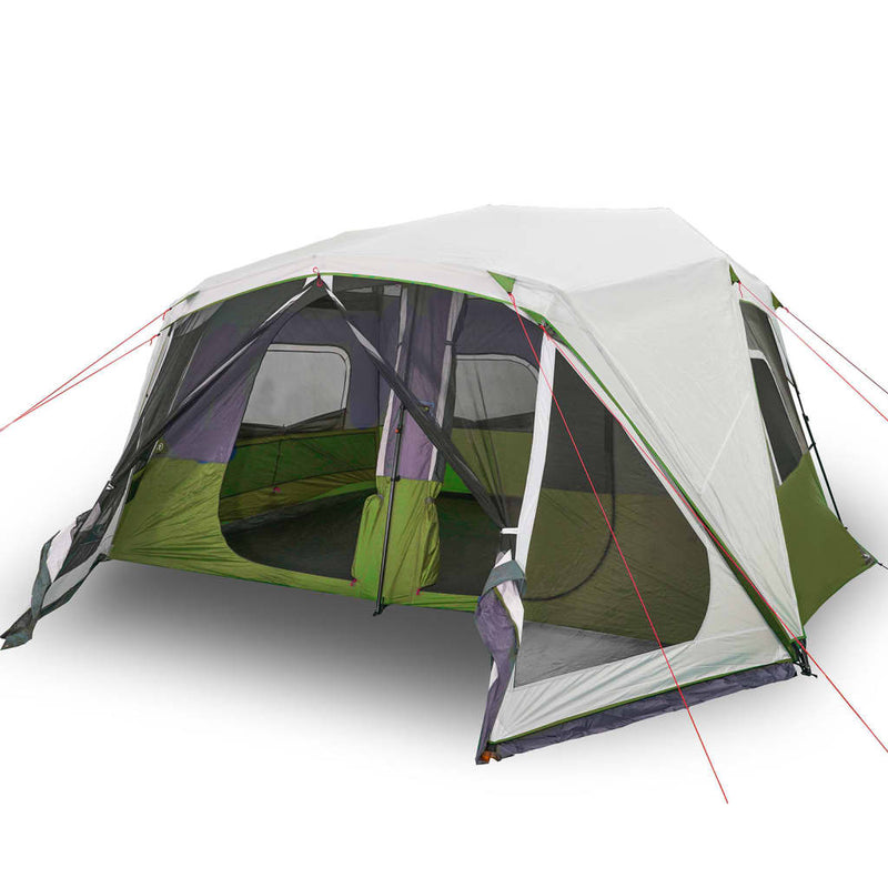 Load image into Gallery viewer, Vidaxl tent met led 10-persoons snelontgrendeling lichtgroen
