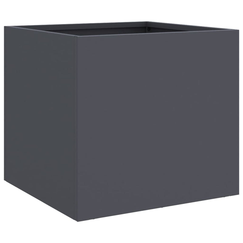 Load image into Gallery viewer, Vidaxl plantenbak 32x30x29 cm staal antracietkleurig
