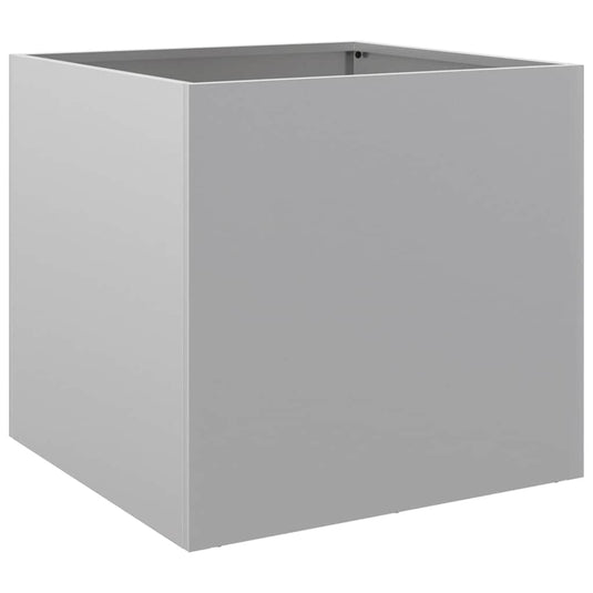 Vidaxl plantenbak 42x40x39 cm gegalvaniseerd staal zilverkleurig