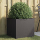 Vidaxl plantenbak 49x47x46 cm staal zwart