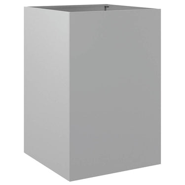 Vidaxl plantenbak 52x48x75 cm gegalvaniseerd staal zilverkleurig