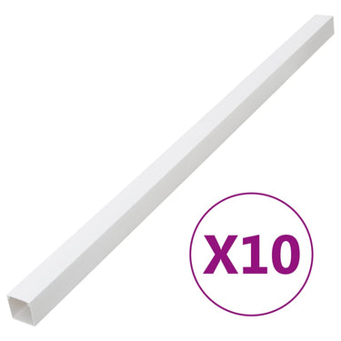 Vidaxl kabelgoot 50x25 mm 10 m pvc