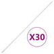 Vidaxl kabelgoot 25x25 mm 30 m pvc