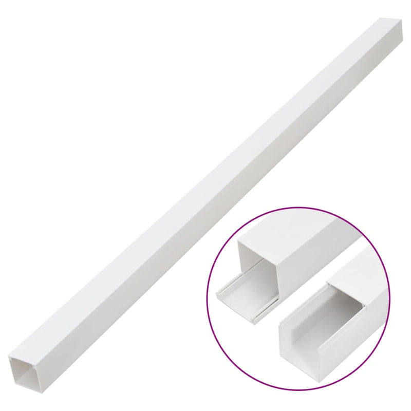 Load image into Gallery viewer, VidaXL Kabelgoot 100x40 mm 30 m PVC
