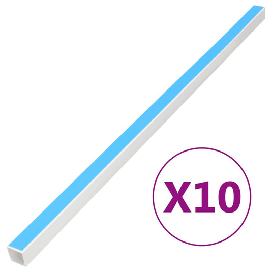 Vidaxl kabelgoot zelfklevend 20x10 mm 10 m pvc