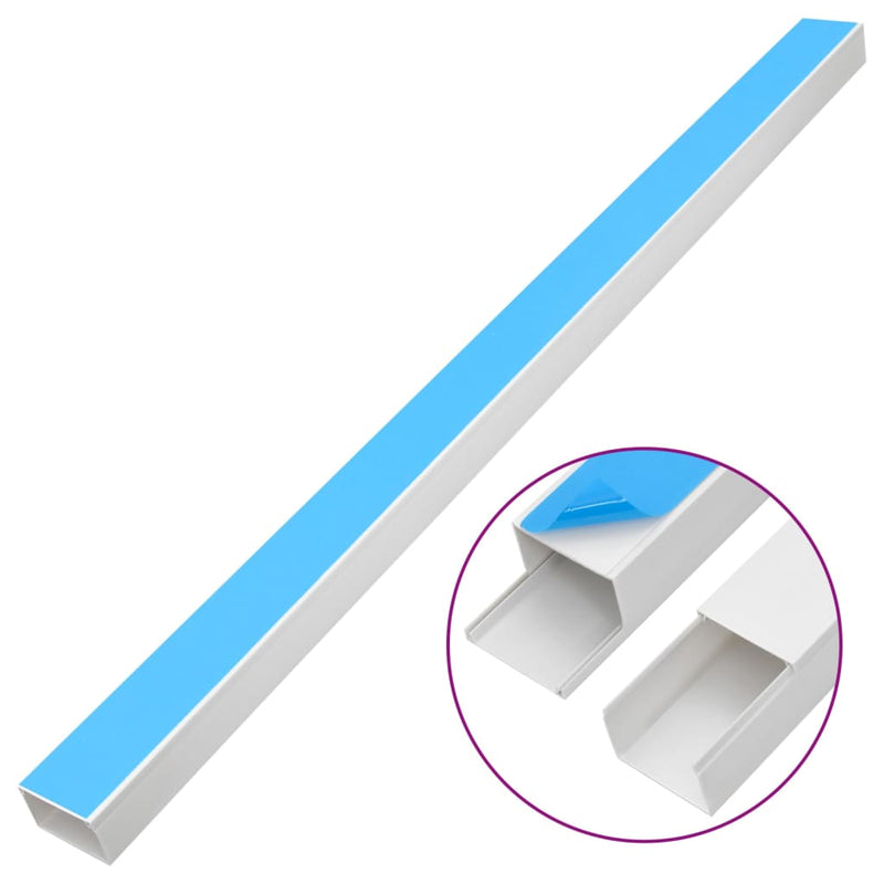 Load image into Gallery viewer, Vidaxl kabelgoot zelfklevend 60x60 mm 10 m pvc
