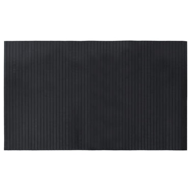 Vidaxl vloerkleed rechthoekig 60x100 cm bamboe zwart