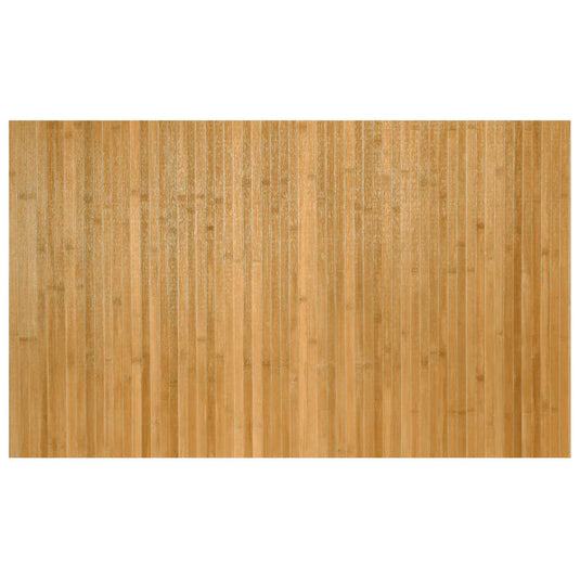 Vidaxl vloerkleed rechthoekig 60x100 cm bamboe naturel