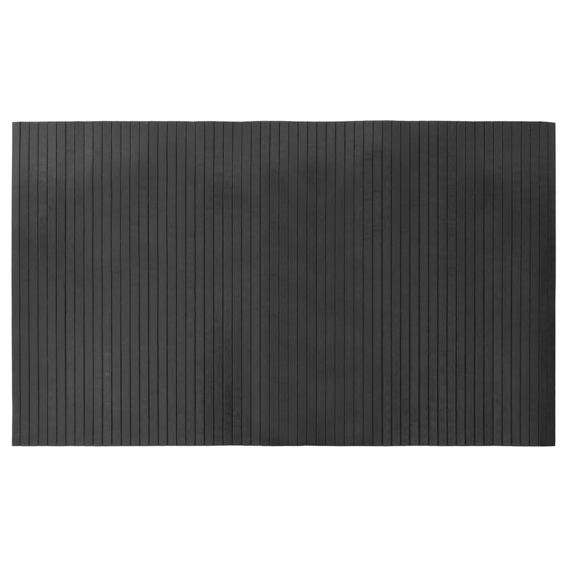 Afbeelding laden in galerijviewer, Vidaxl vloerkleed rechthoekig 60x100 cm bamboe grijs
