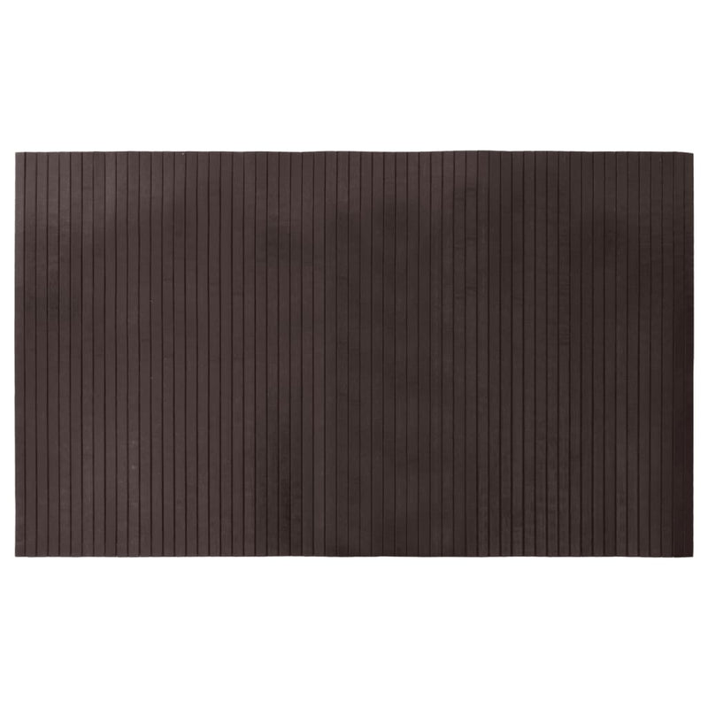 Afbeelding laden in galerijviewer, Vidaxl vloerkleed rechthoekig 60x100 cm bamboe donkerbruin
