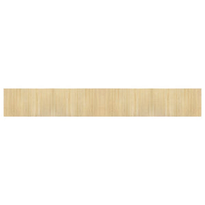 Vidaxl vloerkleed rechthoekig 60x400 cm bamboe lichtnaturel