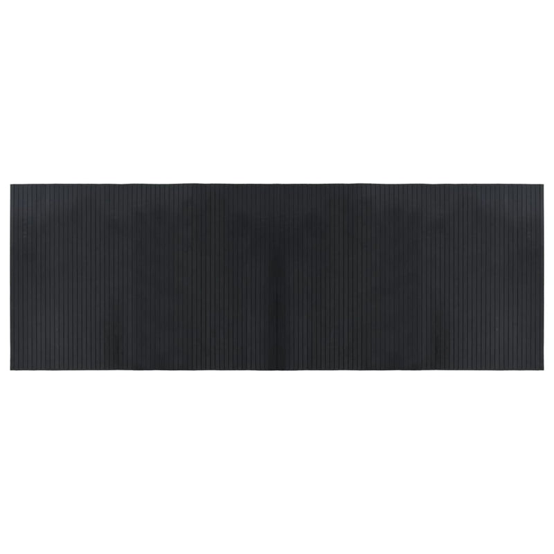 Load image into Gallery viewer, VidaXL Vloerkleed rechthoekig 70x200 cm bamboe zwart
