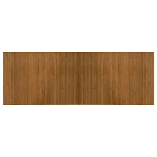 Vidaxl vloerkleed rechthoekig 70x200 cm bamboe bruin