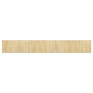 Vidaxl vloerkleed rechthoekig 70x500 cm bamboe lichtnaturel