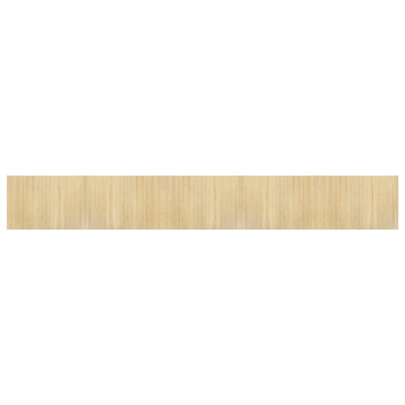 Load image into Gallery viewer, Vidaxl vloerkleed rechthoekig 70x500 cm bamboe lichtnaturel
