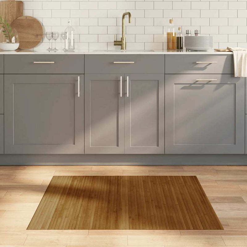 Load image into Gallery viewer, Vidaxl vloerkleed rechthoekig 80x100 cm bamboe bruin
