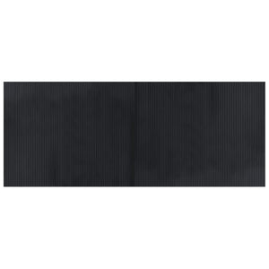 Vidaxl vloerkleed rechthoekig 80x200 cm bamboe zwart