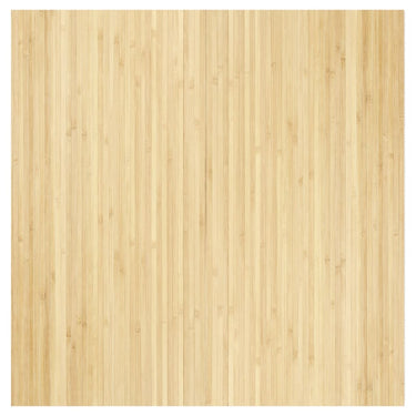 Vidaxl vloerkleed rechthoekig 100x100 cm bamboe lichtnaturel