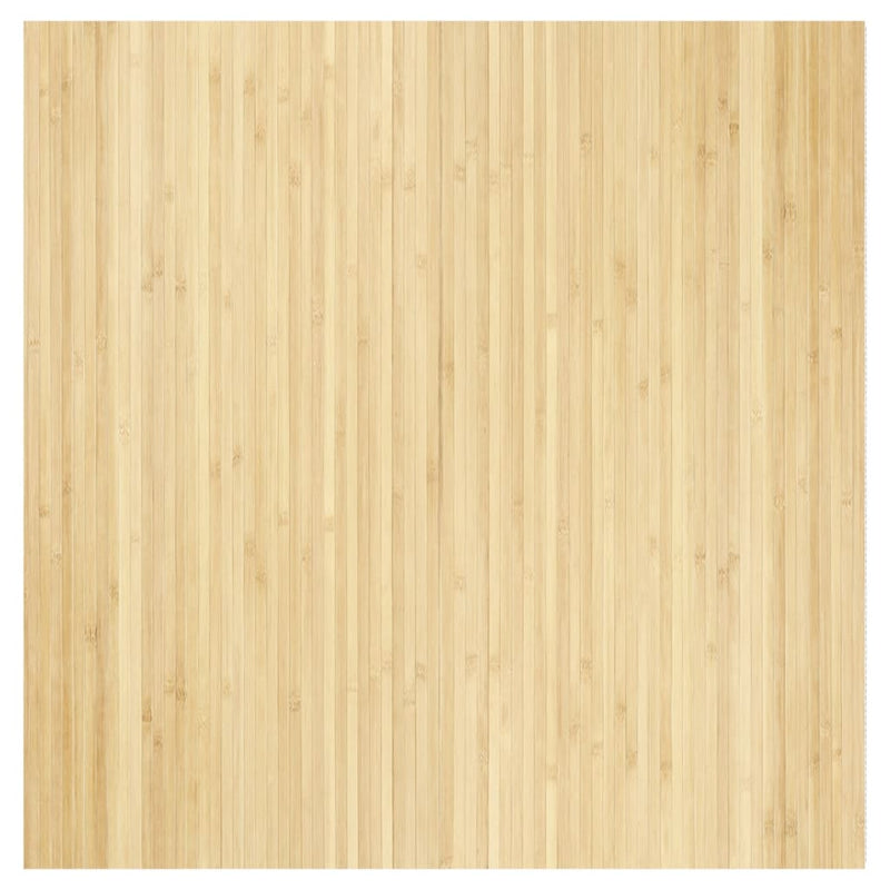 Afbeelding laden in galerijviewer, Vidaxl vloerkleed rechthoekig 100x100 cm bamboe lichtnaturel
