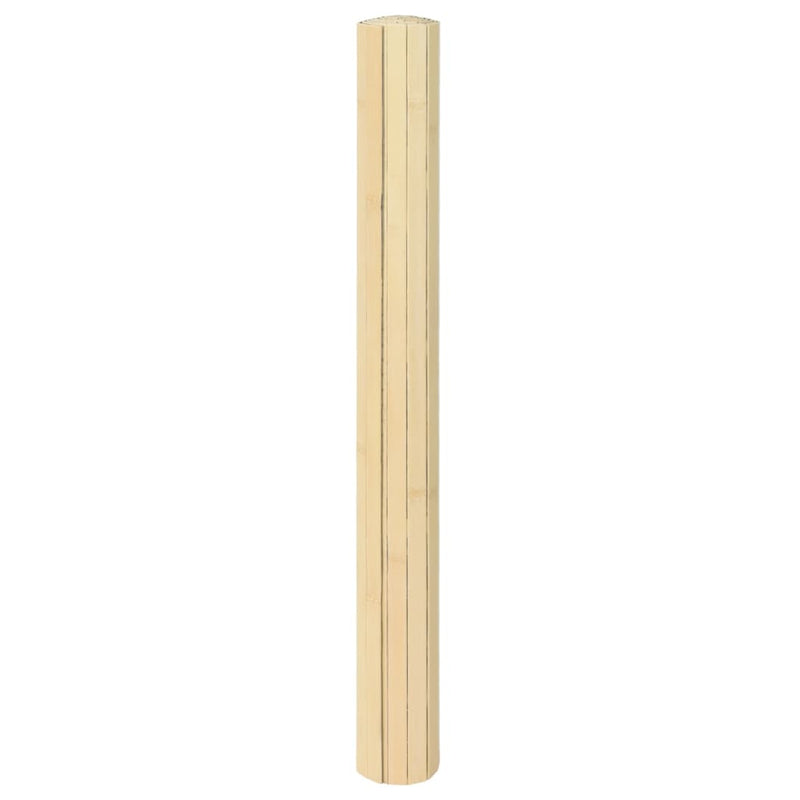 Load image into Gallery viewer, Vidaxl vloerkleed rechthoekig 100x300 cm bamboe lichtnaturel
