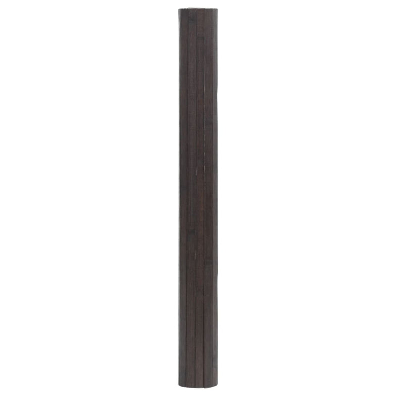 Load image into Gallery viewer, Vidaxl vloerkleed rechthoekig 100x400 cm bamboe donkerbruin
