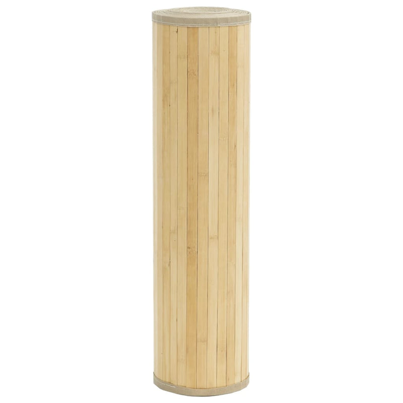 Load image into Gallery viewer, Vidaxl vloerkleed rechthoekig 60x100 cm bamboe lichtnaturel
