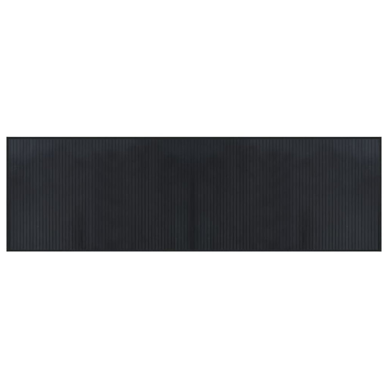 Afbeelding laden in galerijviewer, Vidaxl vloerkleed rechthoekig 60x200 cm bamboe zwart

