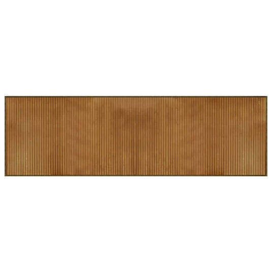 Vidaxl vloerkleed rechthoekig 60x200 cm bamboe bruin