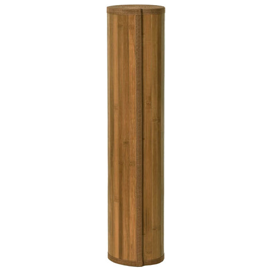 Vidaxl vloerkleed rechthoekig 60x200 cm bamboe bruin
