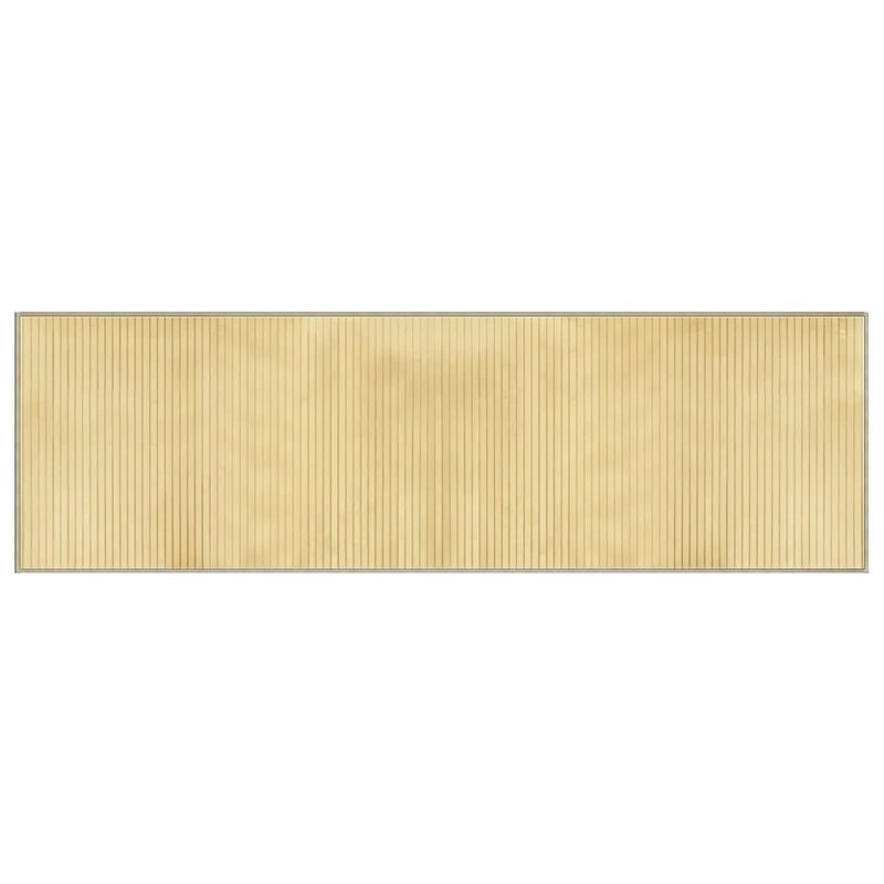 Afbeelding laden in galerijviewer, Vidaxl vloerkleed rechthoekig 60x200 cm bamboe lichtnaturel
