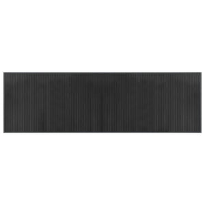 Vidaxl vloerkleed rechthoekig 60x200 cm bamboe grijs