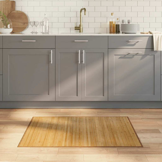 Vidaxl vloerkleed rechthoekig 70x100 cm bamboe naturel