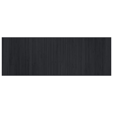 Vidaxl vloerkleed rechthoekig 70x200 cm bamboe zwart