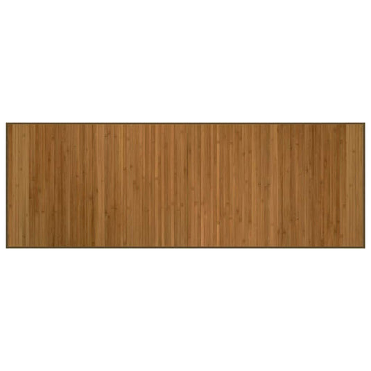 Vidaxl vloerkleed rechthoekig 70x200 cm bamboe bruin
