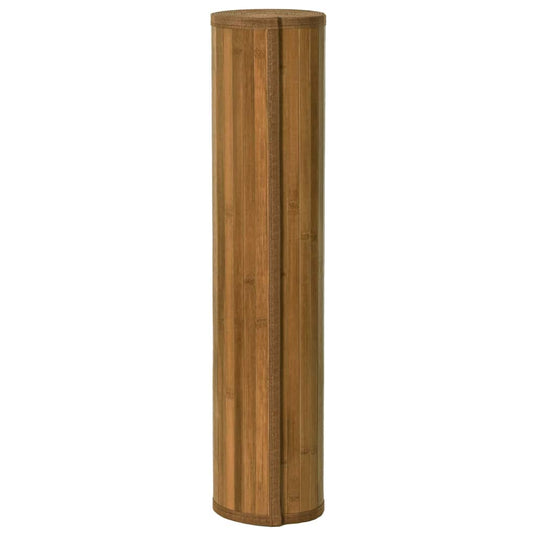 Vidaxl vloerkleed rechthoekig 70x200 cm bamboe bruin