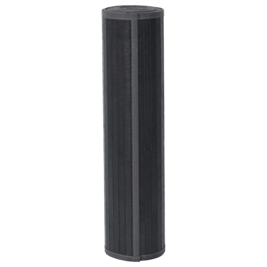 Vidaxl vloerkleed rechthoekig 70x400 cm bamboe grijs