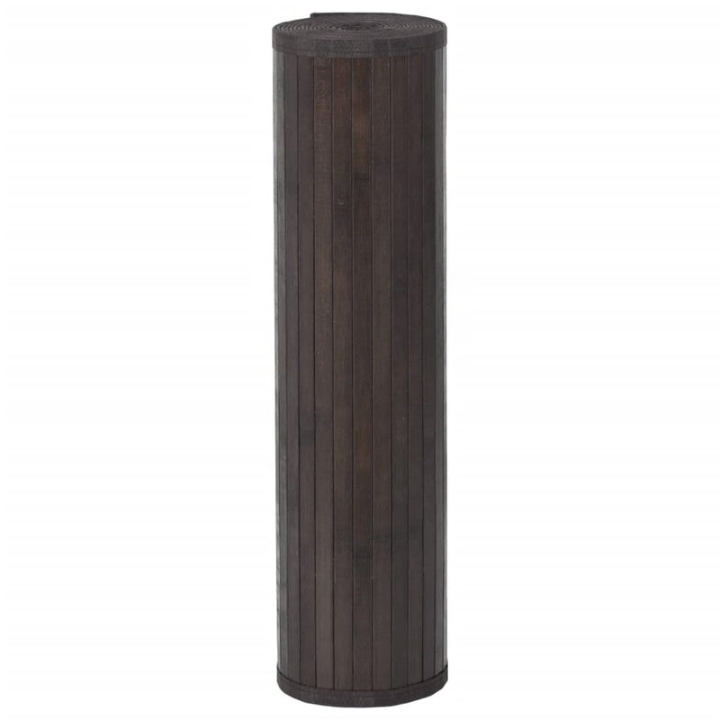 Load image into Gallery viewer, Vidaxl vloerkleed rechthoekig 70x500 cm bamboe donkerbruin
