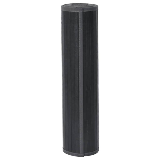 Vidaxl vloerkleed rechthoekig 80x200 cm bamboe grijs