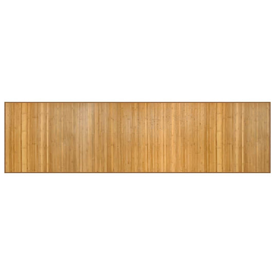Vidaxl vloerkleed rechthoekig 80x300 cm bamboe naturel