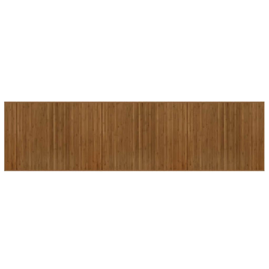 Vidaxl vloerkleed rechthoekig 80x300 cm bamboe bruin