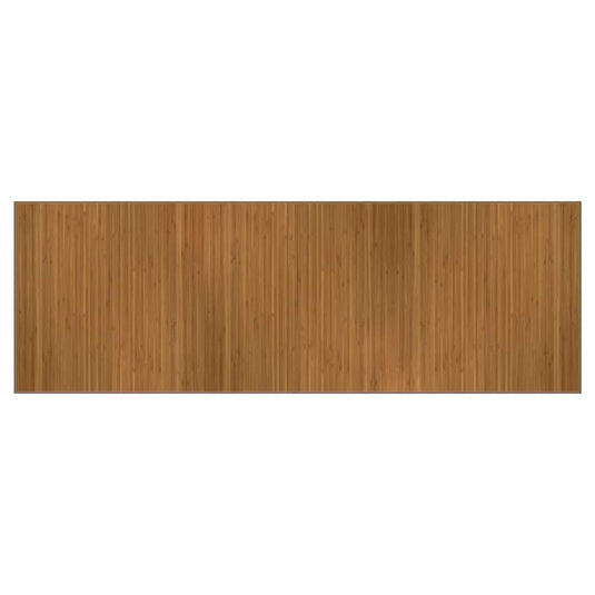 VidaXL Vloerkleed rechthoekig 100x300 cm bamboe bruin
