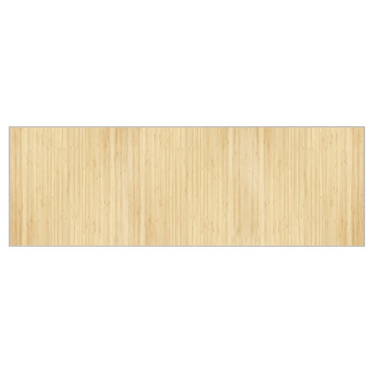 Vidaxl vloerkleed rechthoekig 100x300 cm bamboe lichtnaturel