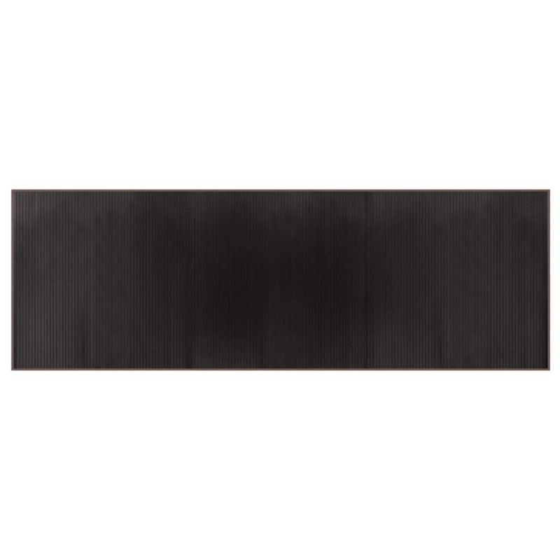 Load image into Gallery viewer, Vidaxl vloerkleed rechthoekig 100x300 cm bamboe donkerbruin
