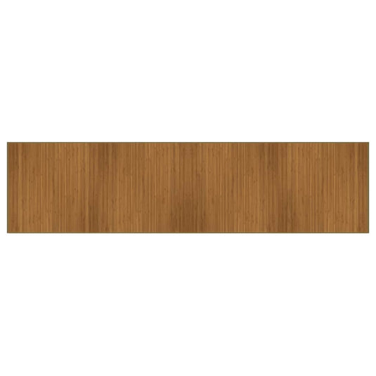 Vidaxl vloerkleed rechthoekig 100x400 cm bamboe bruin