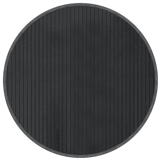 Vidaxl vloerkleed rond 60 cm bamboe grijs