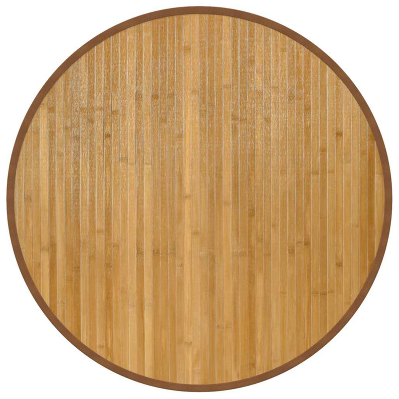Afbeelding laden in galerijviewer, Vidaxl vloerkleed rond 80 cm bamboe naturel
