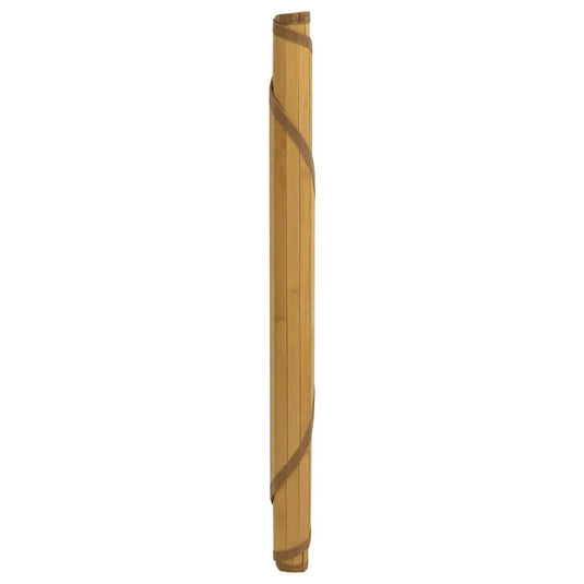 Vidaxl vloerkleed rond 80 cm bamboe naturel