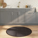Vidaxl vloerkleed rond 100 cm bamboe donkerbruin