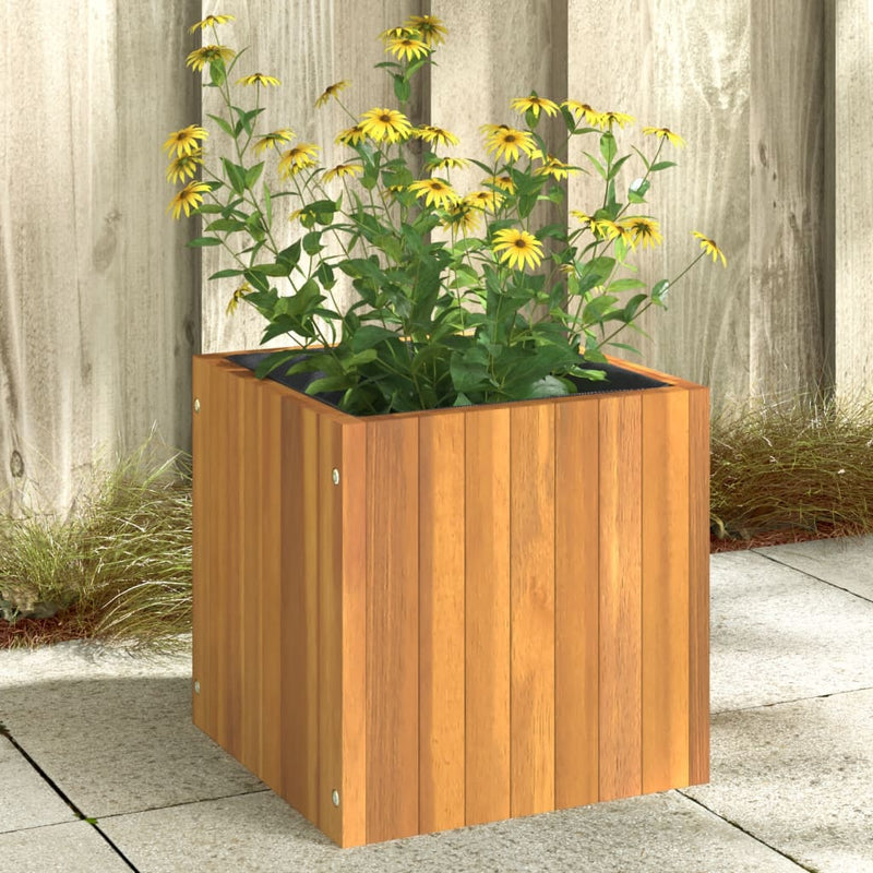 Load image into Gallery viewer, Vidaxl plantenbak 35x35x35 cm massief acaciahout
